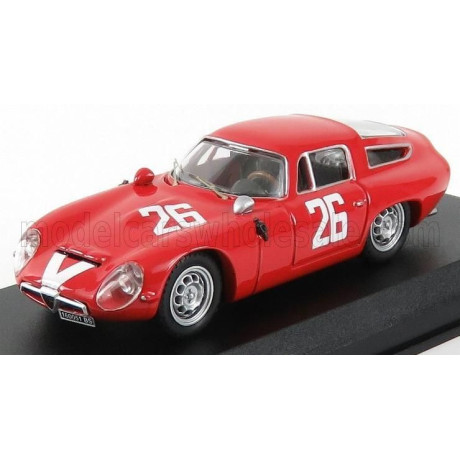BEST MODEL ALFA ROMEO TZ1 N 26 1000km MONZA 1965 PIANTA - SALA - RED 1/43