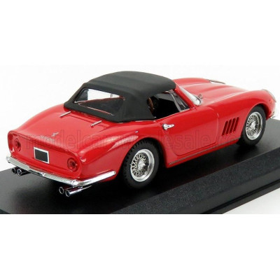 BEST MODEL FERRARI 275 GTB/4 NART SPIDER CLOSED 1967 - RED BLACK 1/43