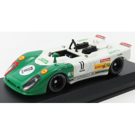 BEST MODEL PORSCHE 908/02 FLUNDER N 17 RENNEN AACHEN NURBURGRING 1970 NIKI LAUDA - WHITE GREEN 1/43