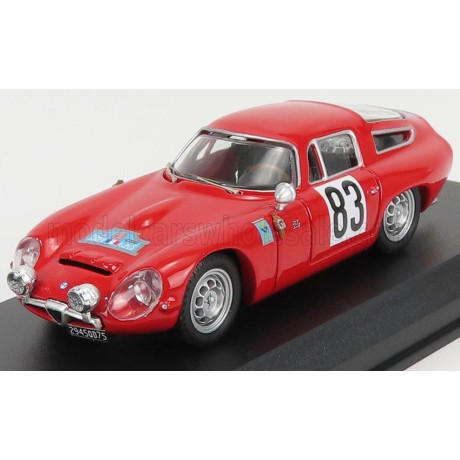 BEST MODEL ALFA ROMEO TZ1 N 83 WINNER COUPE DES ALPES 1964 G.AUGIAS - RED 1/43