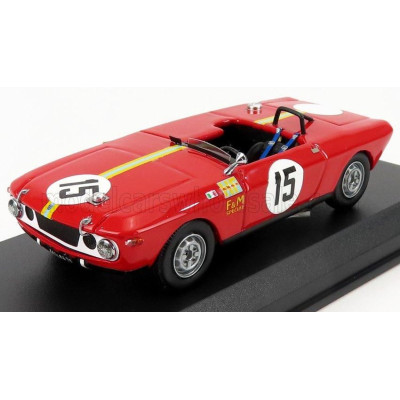 BEST MODEL LANCIA FULVIA F&M SPIDER N 15 MUGELLO GP 1969 SANDRO MUNARI - RED 1/43