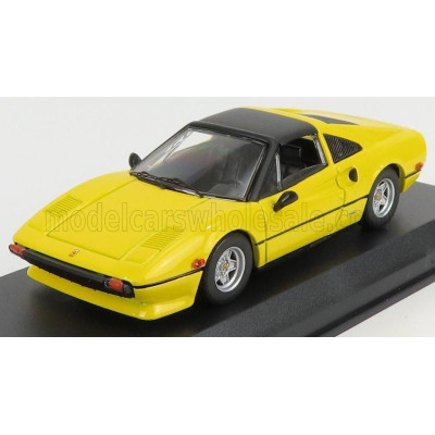 BEST MODEL FERRARI 308 GTS SPIDER CLOSED 1978 - PERSONAL CAR KENNY ROBERTS - YELLOW BLACK 1/43