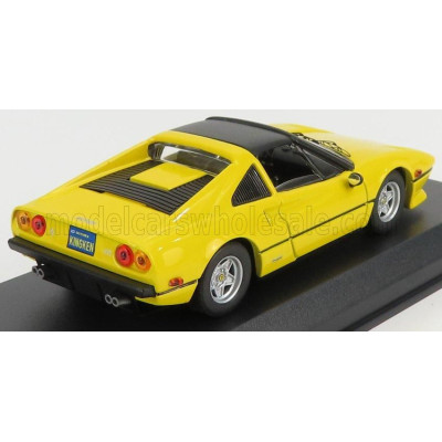 BEST MODEL FERRARI 308 GTS SPIDER CLOSED 1978 - PERSONAL CAR KENNY ROBERTS - YELLOW BLACK 1/43