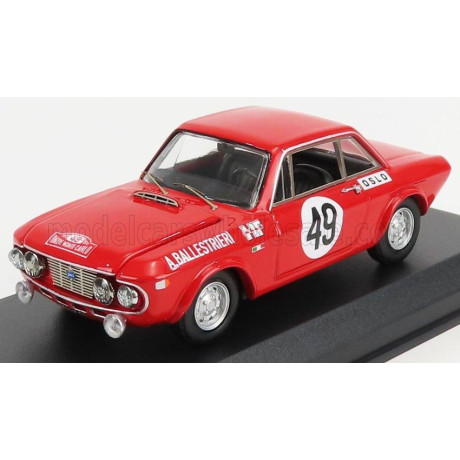 BEST MODEL LANCIA FULVIA 1.6 HF COUPE N 49 6th RALLY MONTECARLO 1970 A.BALLESTRIERI - D.AUDETTO - RED 1/43