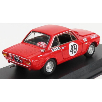 BEST MODEL LANCIA FULVIA 1.6 HF COUPE N 49 6th RALLY MONTECARLO 1970 A.BALLESTRIERI - D.AUDETTO - RED 1/43