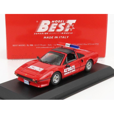 BEST MODEL FERRARI 308 GTS OFFICIAL SAFETY CAR F1 MONACO GP 1984 - RED 1/43