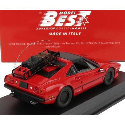 BEST MODEL FERRARI 308 GTSi USA 1982 RALLY MISSION - ARTIC CIRCLE - CIRCOLO POLARE ARTICO - 2021 - RED 1/43