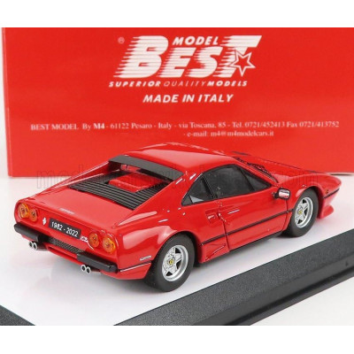 BEST MODEL FERRARI 208 GTB TURBO 1982 - MUSEO ENZO FERRARI MODENA 2022 - RED 1/43