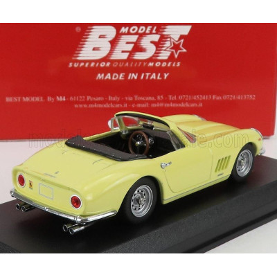 BEST MODEL FERRARI 275 GTB/4 NART SPIDER 1967 - YELLOW 1/43