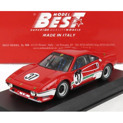 BEST MODEL FERRARI 308 GTB N 37 RALLY HAVIROV INTERNATIONAL 1978 M.DANTINNE - RED 1/43