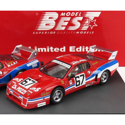 BEST MODEL FERRARI SET 2X 512BB LM TEAM JMS POZZI RACING N 67 24h DAYTONA 1979 C.B.LENA - M.LECLERE - J.C.ANDRUET + 512BB LM TEA