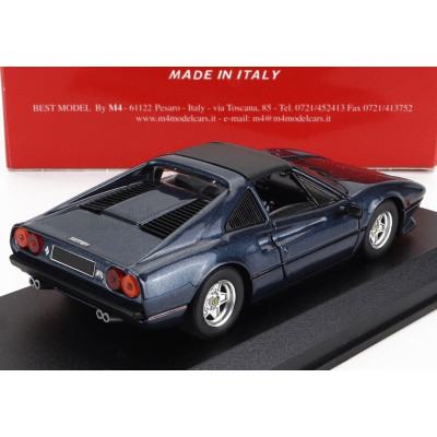 BEST MODEL FERRARI 308 GTS 1982 - BLUE 1/43