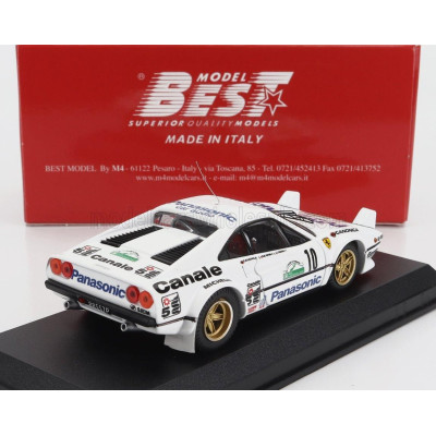 BEST MODEL FERRARI 308 GTB Gr.4 N 10 12th RALLY COLLINE DI ROMAGNA 1982 TOGNANA - DE ANTONI - WHITE GREEN 1/43