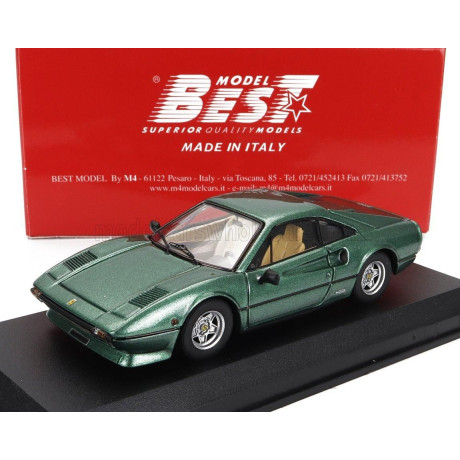 BEST MODEL FERRARI 308 GTB 1980 - GREEN MET 1/43