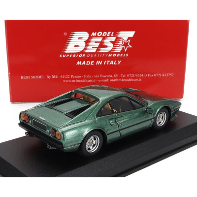 BEST MODEL FERRARI 308 GTB 1980 - GREEN MET 1/43