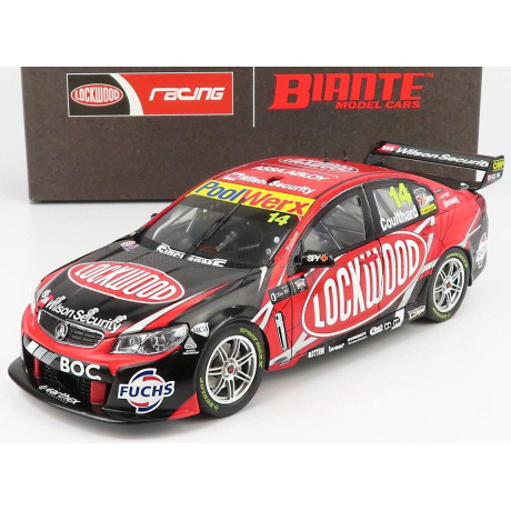BIANTE MODEL CARS HOLDEN VF COMMODORE V8 TEAM LOCKWOOD RACING N 14 SUPERCARS V8SC CHAMPIOSHIP SEASON 2014 F.COULTHARD - RED BLAC