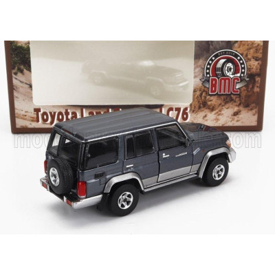 BM CREATIONS TOYOTA LAND CRUISER LC76 2014 - GREY SILVER 1/64