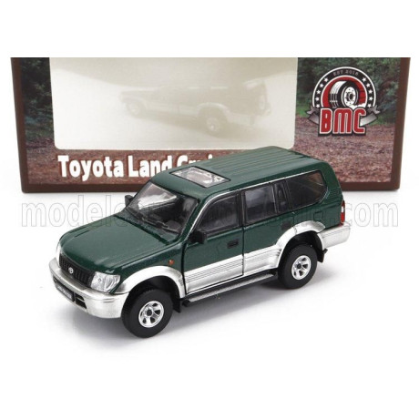 BM CREATIONS TOYOTA LAND CRUISER LC95 2008 - GREEN SILVER 1/64