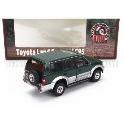 BM CREATIONS TOYOTA LAND CRUISER LC95 2008 - GREEN SILVER 1/64
