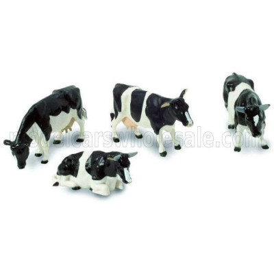 BRITAINS ACCESSORIES COWS - MUCCHE FRISONE - WHITE BLACK 1/32