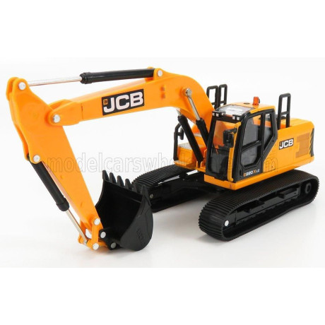 BRITAINS JCB 220XLC ESCAVATORE CINGOLATO TRACTOR 2012 - EXCAVATOR - YELLOW BLACK 1/32
