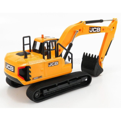 BRITAINS JCB 220XLC ESCAVATORE CINGOLATO TRACTOR 2012 - EXCAVATOR - YELLOW BLACK 1/32