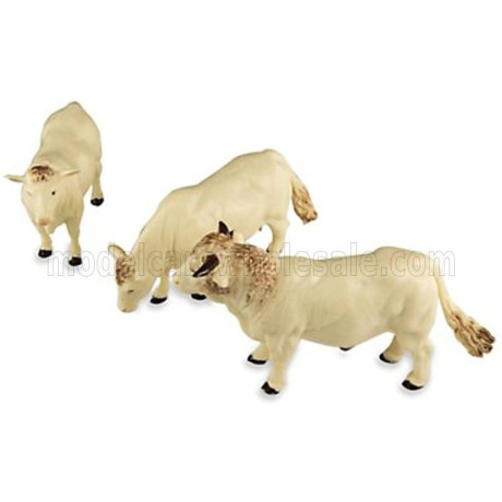 BRITAINS ACCESSORIES CATTLE - BOVINI - WHITE 1/32