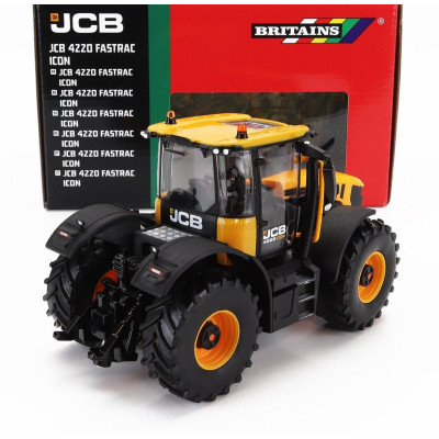 BRITAINS JCB 4220 FASTRAC ICON TRACTOR 2020 - YELLOW BLACK 1/32