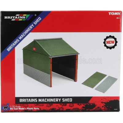 BRITAINS ACCESSORIES MACHINERY SHED 1/32
