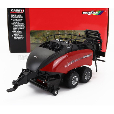 BRITAINS CASE-IH TRAILER LN434 LARGE BALER - - RED BLACK 1/32