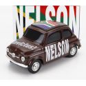 BRUMM FIAT 500 NELSON INVICTUS! - BROWN 1/43