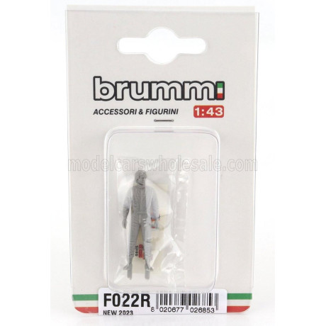 BRUMM FIGURES F1  KIT DRIVER GILLES VILLENEUVE FERRARI 1981 1/43