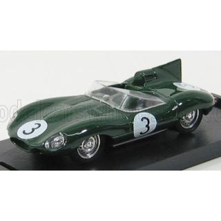 BRUMM JAGUAR D TYPE LE MANS N 3 1956 JACK FAIRMAN - GREEN 1/43