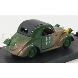 BRUMM SIMCA 5 MILITARE D-DAY CLOSED - CHIUSA 1944 - MILITARY GREEN 1/43