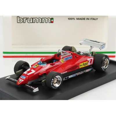 BRUMM FERRARI F1  126 C2 ITALY GP 1982 N 27 PATRICK TAMBAY - RED 1/43