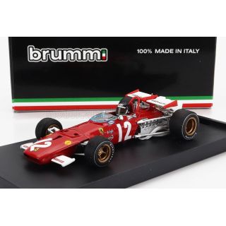 BRUMM FERRARI F1  312B N 12 WINNER GP AUSTRIAN 1970 JACKY ICKX - WITH DRIVER FIGURE - RED WHITE 1/43