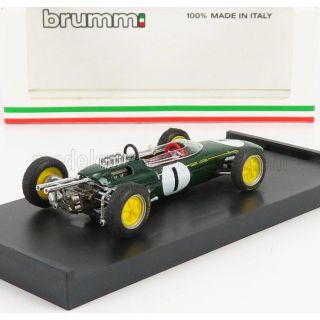BRUMM LOTUS F1 25 N 1 WINNER BELGIUM GP JIM CLARK 1963 WORLD CHAMPION - GREEN 1/43