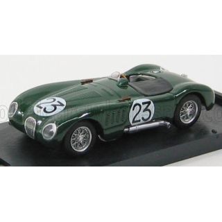 BRUMM JAGUAR C TYPE LE MANS 1951 JOHNSON-BIONDETTI - BRITISH RACING GREEN 1/43