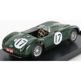 BRUMM JAGUAR C-TYPE 3.4L S6 TEAM JAGUAR CARS LTD N 17 2nd 24h LE MANS 1953 S.MOSS - P.WALKER - BRITISH RACING GREEN 1/43