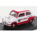 BRUMM FIAT 600D - AMARO 18 ISOLABELLA 1960 - WHITE RED 1/43