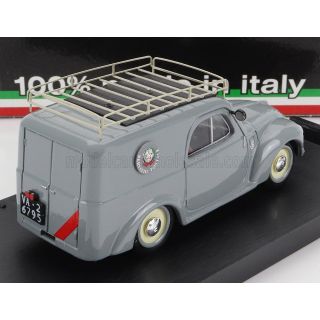 BRUMM FIAT 500C VAN POSTE ITALIANE SERVIZIO POSTALE VARESE 1950 - GREY 1/43
