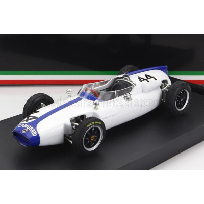 BRUMM COOPER F1  T56 N 44 BELGIUM GP 1961 M.GREGORY - WHITE BLUE 1/43