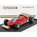 BRUMM FERRARI F1  312T5 N 1 MONACO GP 1980 JODY SCHECKTER - WITH DRIVER FIGURE - RED 1/43