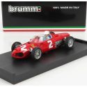 BRUMM FERRARI F1  156 N 2 ITALY GP PHIL HILL 1961 WORLD CHAMPION - WITH DRIVER FIGURE - RED 1/43
