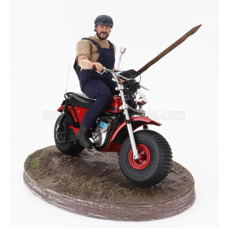 CLC MODELS MOTOZODIACO TUAREG 1972 WITH BUD SPENCER ACTION FIGURE - FROM MOVIE - ALTRIMENTI CI ARRABBIAMO - TV SERIES -  - MOTOR