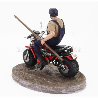 CLC MODELS MOTOZODIACO TUAREG 1972 WITH BUD SPENCER ACTION FIGURE - FROM MOVIE - ALTRIMENTI CI ARRABBIAMO - TV SERIES -  - MOTOR