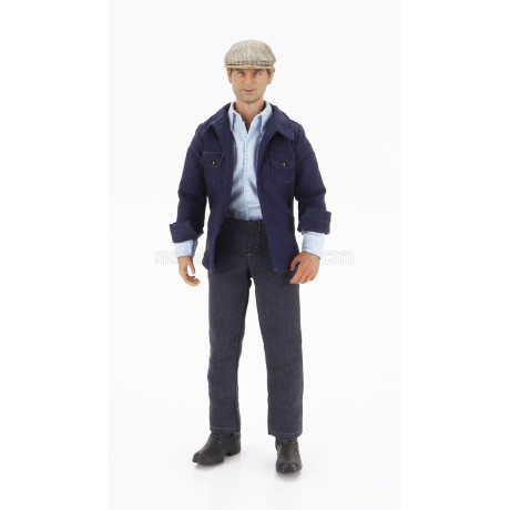CLC MODELS FIGURES VERSION-A - TERENCE HILL SMALL ACTION FIGURE - TV SERIES - ALTRIMENTI CI ARRABBIAMO - BLUE 1/12