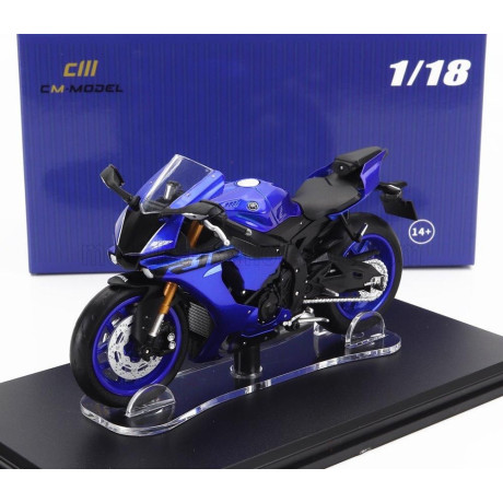 CM MODELS YAMAHA YZF-R1 2022 - BLUE BLACK 1/18