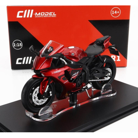 CM MODELS YAMAHA YZF-R1 2022 - RED BLACK 1/18