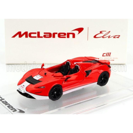 CM MODELS McLAREN ELVA 2020 - RED WHITE 1/64